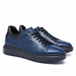 Riccione - Elevator Sneakers In Full Grain Leather From 2.4 To 3.1 Inches -Deals Guidomaggi Store shoes that make you taller 3 67