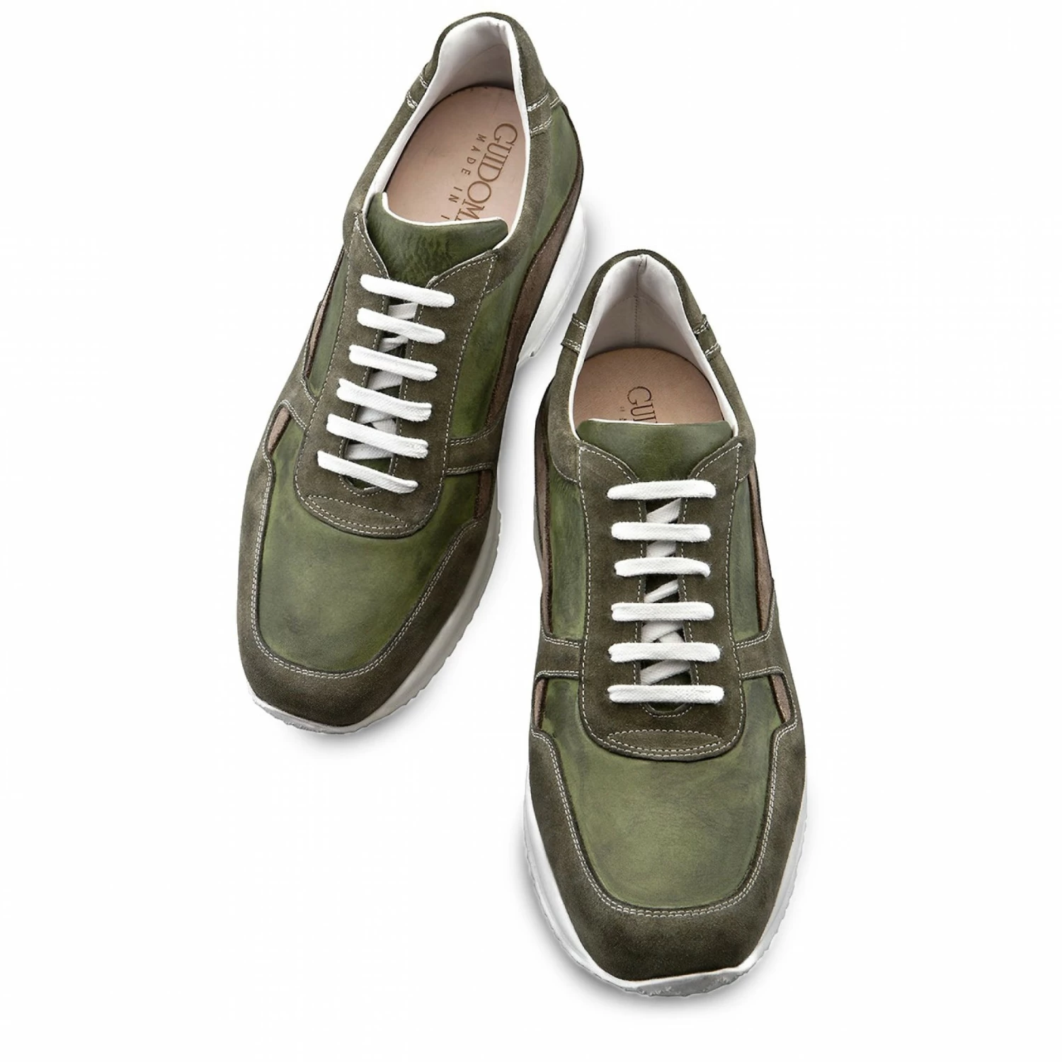 Singapore W - Elevator Sneakers In Suede Leather From 2.4 To 4 Inches 7 Singapore W - Elevator Sneakers In Suede Leather From 2.4 To 4 Inches - Image 5