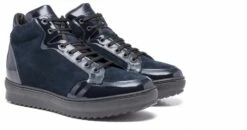 Daytona - Elevator Sneakers In Mix Of Leathers From 2.4 To 4 Inches