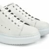 Acquaviva - Elevator Sneakers In Full Grain Leather From 2.4 To 3.1 Inches -Deals Guidomaggi Store sneakers con rialzo 1 3 9