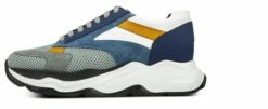 Boulder - Elevator Sneakers In Fabric/leather From 2.4 To 4.3 Inches -Deals Guidomaggi Store sneakers con rialzo 3 2 9