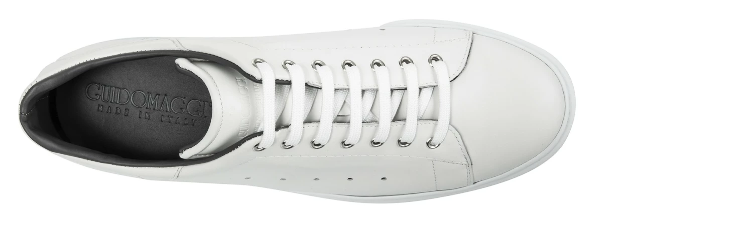 Acquaviva - Elevator Sneakers In Full Grain Leather From 2.4 To 3.1 Inches 6 Acquaviva - Elevator Sneakers In Full Grain Leather From 2.4 To 3.1 Inches - Image 4