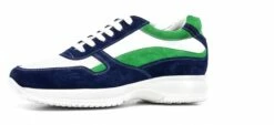 Formentera - Elevator Sneakers In Leather/fabric Mix From 2.4 To 4 Inches -Deals Guidomaggi Store sneakers rialzate 3 1 2