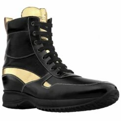 SoHo - Elevator Sneakers In Mix Of Leathers From 2.4 To 4 Inches