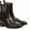 Stoccarda - Elevator Boots In Brushed Leather From 2.4 To 4 Inches 1 Stoccarda - Elevator Boots In Brushed Leather From 2.4 To 4 Inches -Deals Guidomaggi Store stivale con rialzo 1 1 12 1