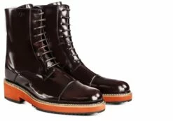 Belfast - Elevator Boots In Full Grain Leather From 4 To 6 Inches