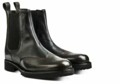 Crete - Elevator Boots In Full Grain Leather From 2.4 To 4 Inches