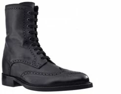 Jessica - Elevator Boots In Leather/fabric Mix From 2.4 To 4 Inches