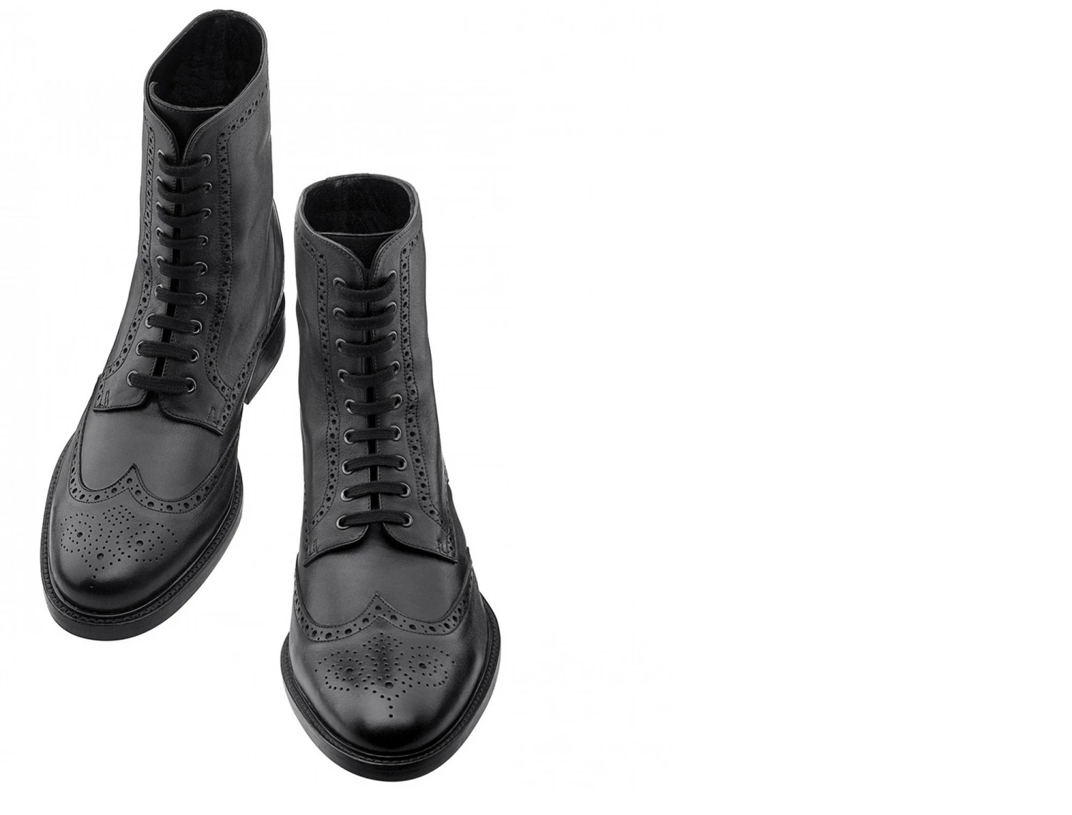 Jessica - Elevator Boots In Leather/fabric Mix From 2.4 To 4 Inches 6 Jessica - Elevator Boots In Leather/fabric Mix From 2.4 To 4 Inches - Image 4