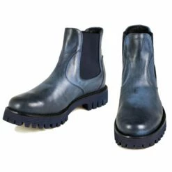 Bastogne - Elevator Boots In Full Grain Leather From 2.4 To 4 Inches