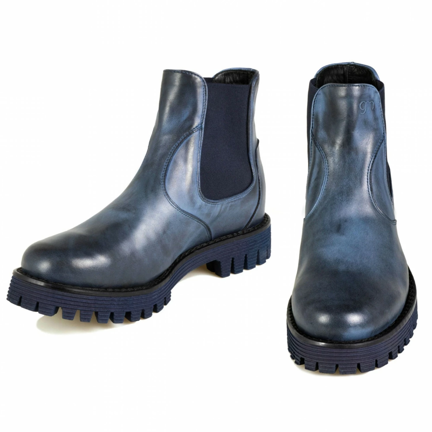 Bastogne - Elevator Boots In Full Grain Leather From 2.4 To 4 Inches 3 Bastogne - Elevator Boots In Full Grain Leather From 2.4 To 4 Inches