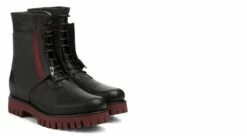 Linz - Elevator Boots In Full Grain Mix Of Leathers From 2.4 To 4 Inches