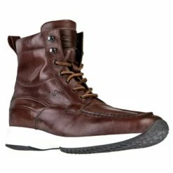 Stockholm - Elevator Sneakers In Full Grain Leather From 2.4 To 4 Inches