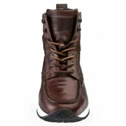 Stockholm - Elevator Sneakers In Full Grain Leather From 2.4 To 4 Inches -Deals Guidomaggi Store stock front