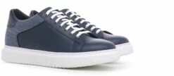 Stuart - Elevator Sneakers In Leather From 2.4 To 3.1 Inches