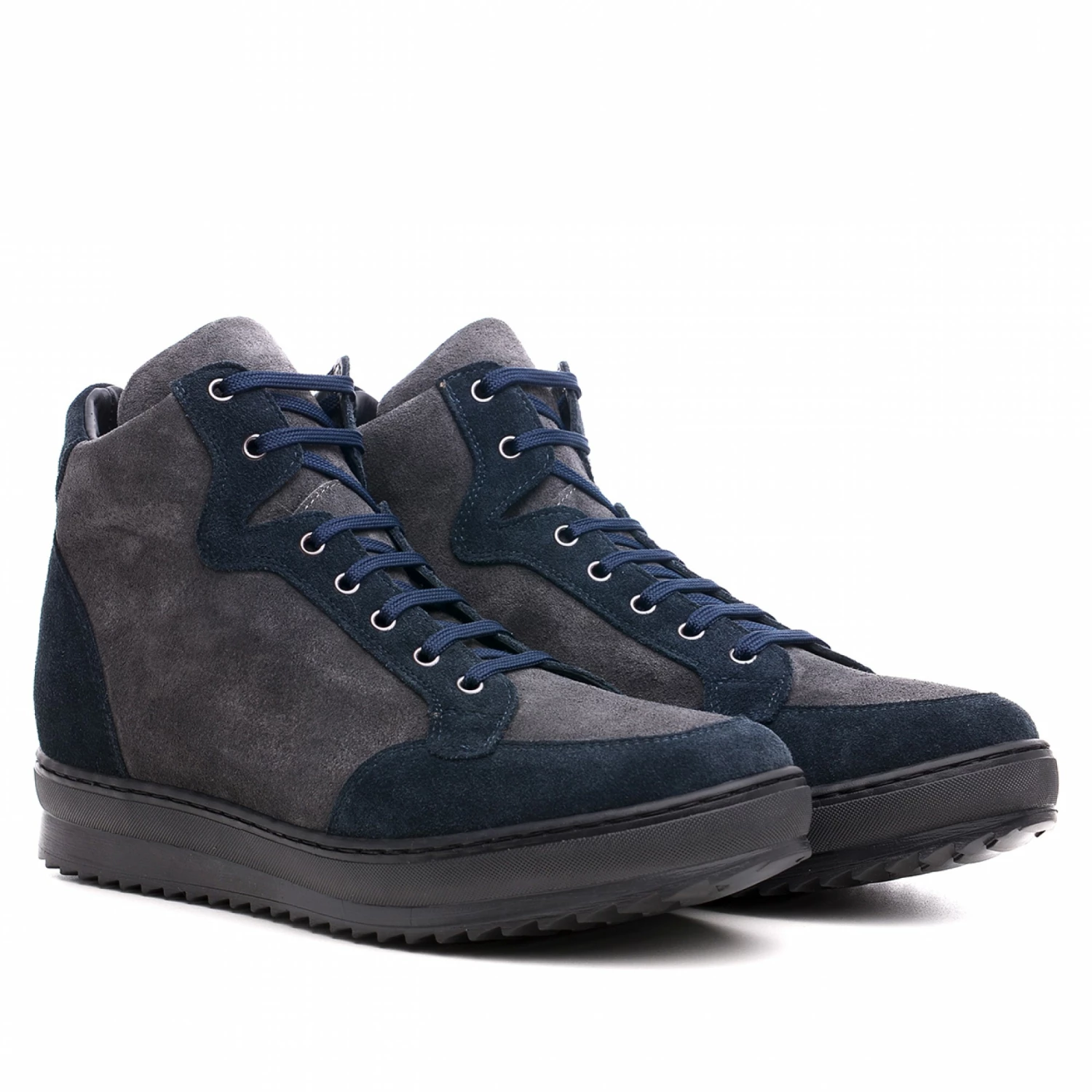 Charleston - Elevator Sneakers In Suede Leather From 2.4 To 4 Inches 7 Charleston - Elevator Sneakers In Suede Leather From 2.4 To 4 Inches - Image 5