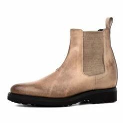 Danube - Elevator Boots In Full Grain Leather From 2.4 To 3.1 Inches -Deals Guidomaggi Store tall men shoes danube