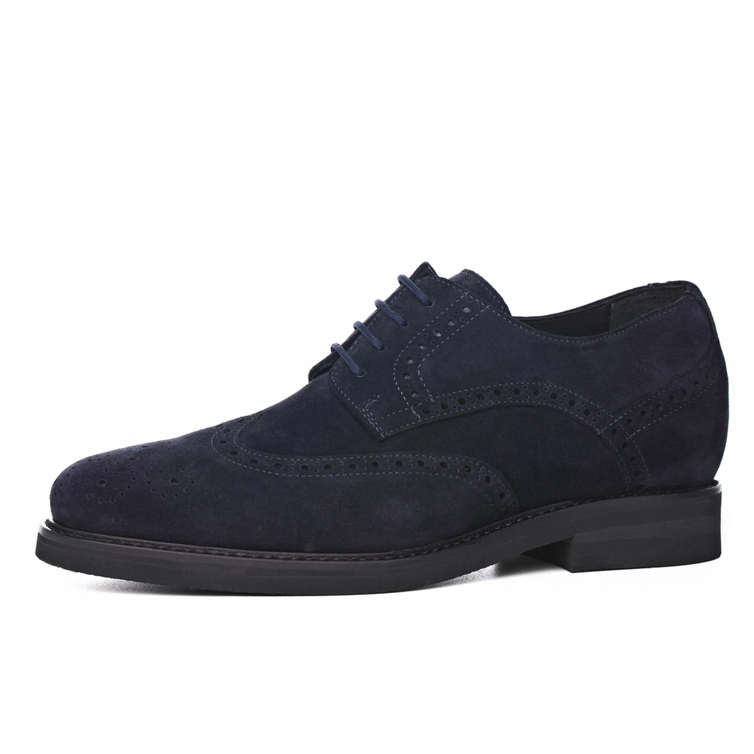 Smyrna - Elevator Shoes In Suede Leather From 2.4 To 3.1 Inches 4 Smyrna - Elevator Shoes In Suede Leather From 2.4 To 3.1 Inches - Image 2