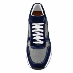 Venice Beach - Elevator Sneakers In Leather/fabric Mix From 2.4 To 4 Inches -Deals Guidomaggi Store tall shoes for men venice beach