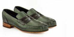 Belk - Elevator Loafers In Full Grain Leather Up To 2.4 Inches