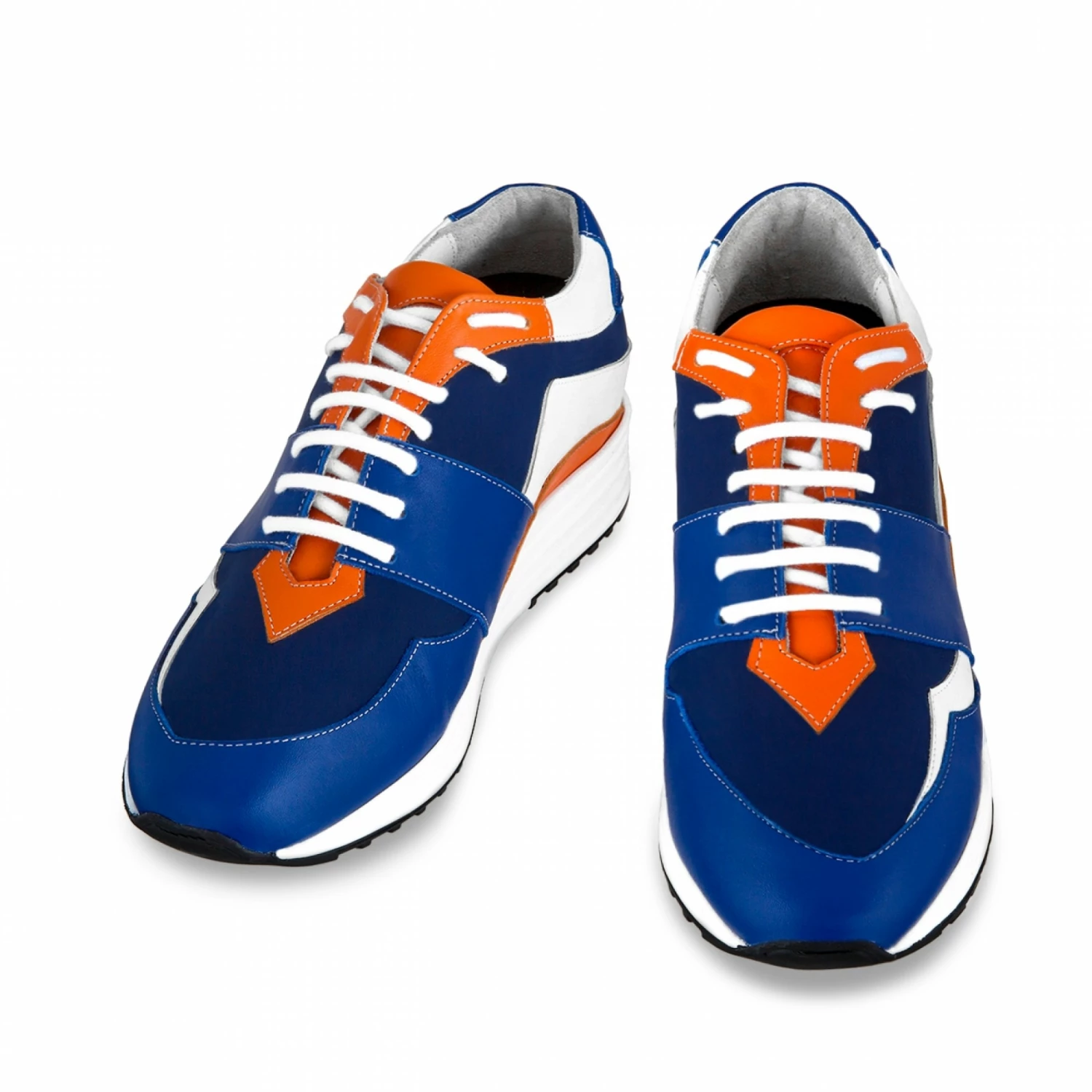 Varenne Sport - Elevator Sneakers In Mix Of Leathers From 2.4 To 3.1 Inches 3 Varenne Sport - Elevator Sneakers In Mix Of Leathers From 2.4 To 3.1 Inches