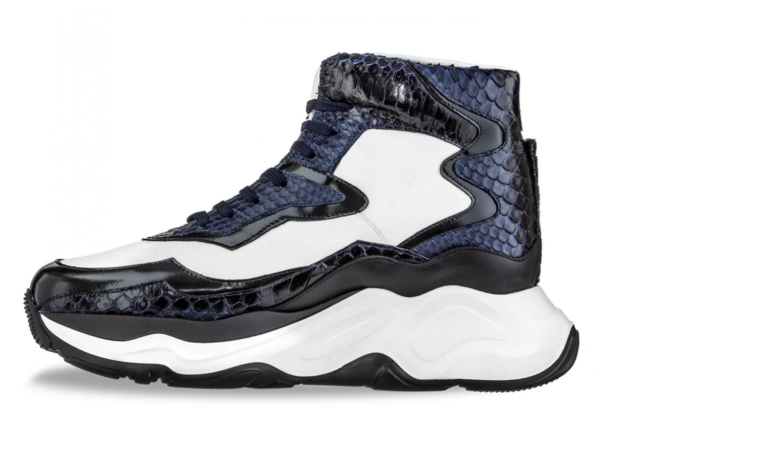 Giant Taipan - Elevator Sneakers In Mix Of Leathers From 2.4 To 5 Inches 5 Giant Taipan - Elevator Sneakers In Mix Of Leathers From 2.4 To 5 Inches - Image 3