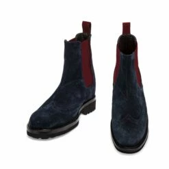 Foro Italico - Elevator Boots In Mix Of Leathers From 2.4 To 4 Inches