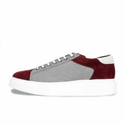 Patmos - Elevator Sneakers In Leather/Fabric From 2.4 To 3.1 Inches -Deals Guidomaggi Store tall shoes for men 13 1