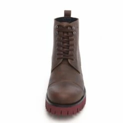 Jodhpur - Elevator Boots In Waxed Leather From 2.4 To 4 Inches -Deals Guidomaggi Store taller shoes jodhpur