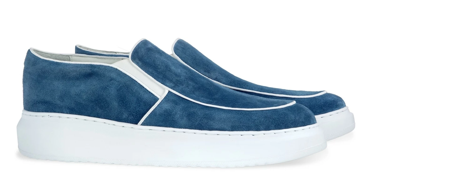 Valparaiso - Elevator Slip-Ons In Suede Leather Up To 6 Cm 3 Valparaiso - Elevator Slip-Ons In Suede Leather Up To 6 Cm