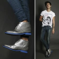 Tribeca - Elevator Boots In Full Grain Leather From 2.4 To 3.1 Inches -Deals Guidomaggi Store vini tribeca