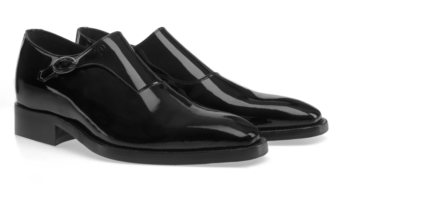 Washington - Elevator Shoes In Varnish Leather From 2.4 To 3.1 Inches 3 Washington - Elevator Shoes In Varnish Leather From 2.4 To 3.1 Inches