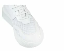 White Chocolate - Elevator Sneakers In Leather/fabric Mix From 2.4 To 4 Inches -Deals Guidomaggi Store white chocoloate shoes 1