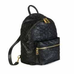 Black Mamba -Backpack In Piracucu Leather
